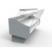 Sterling Pro Coreco CVED8-13 1.3m Flat Glass Slimline Serve Over Counter